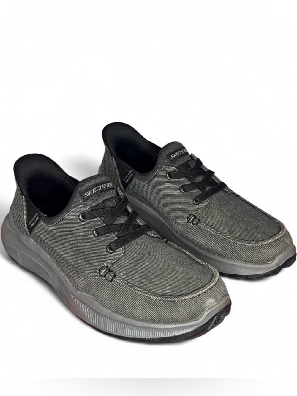 Skechers Men's Hands Free Swift Fit Canvas Sneaker Size 9